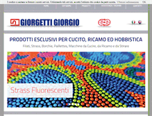 Tablet Screenshot of giorgettigiorgio.com